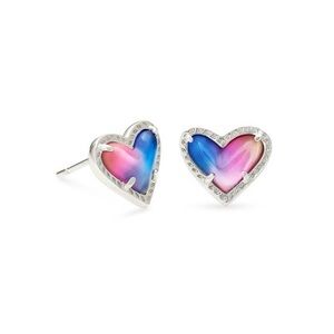 **NEW** Kendra Scott Ari Multicolor Heart Earrings. 8 pairs in stock!
